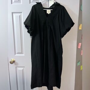 Umgee Black Midi Dress